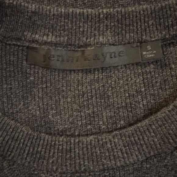 Jenni Kayne Sleeveless Sweater Dress - Charcoal - Small - Picture 9 of 9